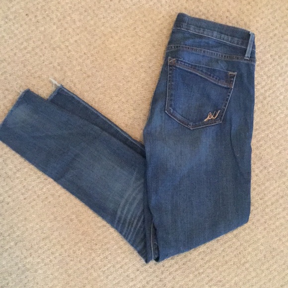 Express Jeans Medium Wash Skinnies - Picture 1 of 7